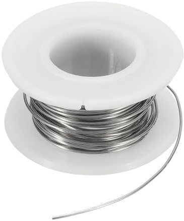QUARKZMAN 21 Gauge Filo di Resistenza Riscaldante in Nichrome 80 Cr20Ni80 Alta Temperatura 4M per Riparazione di Componenti Elettronici