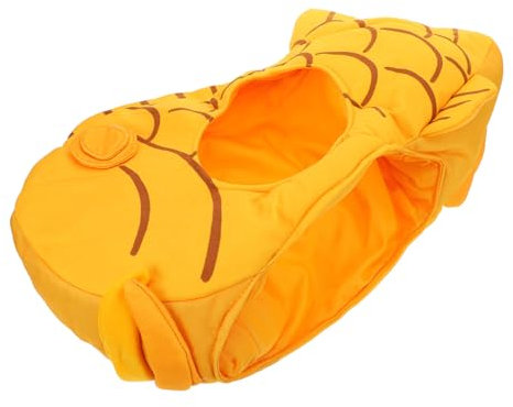 PACKOVE süße Kopfbedeckung Hut Männer Motorhaube Hüte caps Motorhaube für Männer kuscheltier Streich Kopfbedeckung Cosplay-Kopfbedeckung Kleidung Taiyaki gelber Quaker