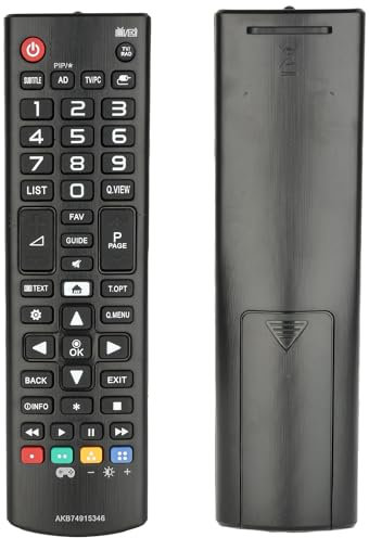 AKB74915346 Mando a Distancia Compatible con LG TV 24MT77D 20MT48 22MT41 23MT77 24MT41 24MT48 28MT41 29MT48 22MT45D 22MT47D 22MT57D 24MT45D 24MT47D 24MT57D Sustitución Controlador