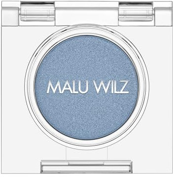 Malu Wilz Velvet Eyeshadow Nr. 89 Matt Galaxy Blue - Federleichter Lidschatten wasserfest mit samtiger Textur, Multidimensionales Finish für das perfekte Augen Make-up