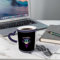 AELKSP Tasses Magique Mugs Change De Couleur en Fonction De La Température du Liquide,Mug Cadeau Original Tasse pour 330ml,Dessin noir et blanc du chat du Cheshire souriant