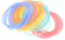 50 Braccialetti in Gelatina Neon Braccialetti in Silicone Fosforescenti Per Bambini Giochi All'aperto Feste Di Compleanno
