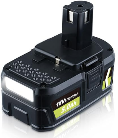 5.5Ah 18V P108 Li-ion Replacement for Ryobi 18V Battery Compatible with Ryobi Battery P108 P104 P105 P106 P107 Cordless Power Tools