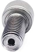 Nodrest 1/2pcs M3 M4 M5 M6 M8 M10 M12 Foro Cavo in Acciaio Inossidabile 304 Passante for Uscita Aria Esagono Esagonale Vite a Testa cilindrica Bullone(35mm,1pc M10)