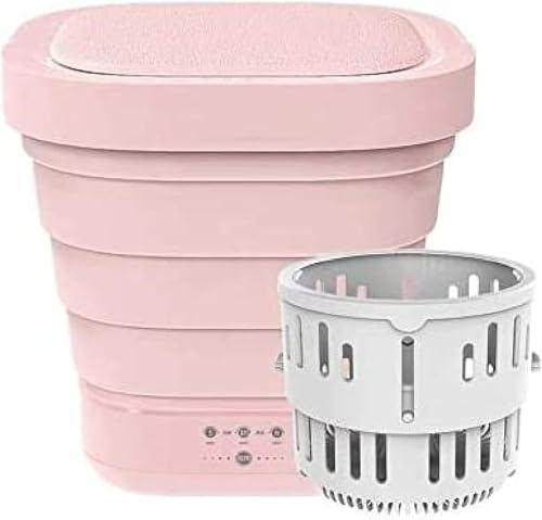 Mini lavadora plegable portátil compacta de bajo ruido para viajes de camping