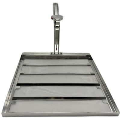 Wodsty Filtre pour panier à friture, 43 x 36 x 4 cm, en acier inoxydable 304, pour friteuse, passoire pour cuisine, camping-car et camping