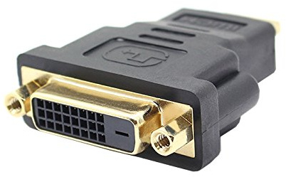 Q29 HDMI zu DVI Adapter 1080p vergoldete Anschlüsse HDMI Stecker (19pol) auf DVI (24+1) Buchse Full HD 1080p 3D