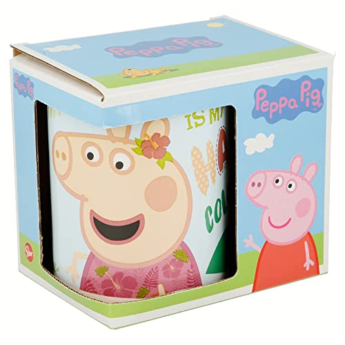 Taza de cerámica de 325 ml en caja regalo de Peppa Pig