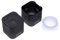 Lurch 240730 Ice Former Spheres / Eisbereiter aus 100% BPA-freiem Platin Silikon mit Deckel für 2 große Eiskugeln (ø 6 cm), Schwarz