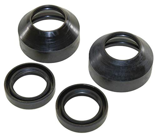 Citomerx Gabelsimmerringe Staubkappen Set | Passend für Honda CB CJ CM CR CX Kawasaki KX Z Suzuki GN GS GSX 33x46x10,5mm vgl. FSD-016