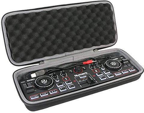co2CREA Hart Tasche für Numark DJ2GO2 / DJ2GO2 Touch Ultra-portabler 2-Kanal DJ Controller Hülle Case Tragetasche (Nur Hülle)