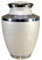eSplanade Urne Funéraire en Métal Design Meenakari | Pot pour Cendres de Taille Normale | Ivoire - 25,4 cm