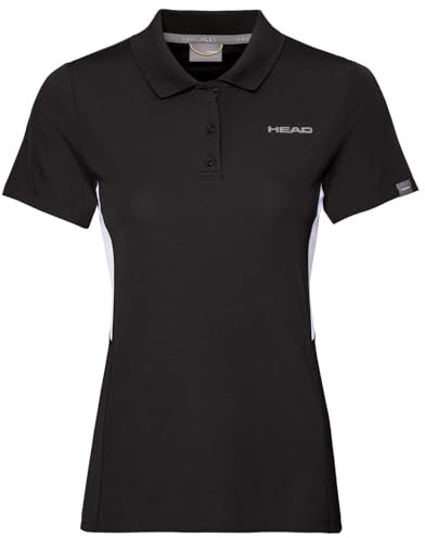 HEAD Women's Club Tech Polo Shirt Black