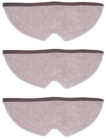 Hannets 3 hochwertige Ersatztücher Mops kompatibel mit Roborock S50 S55 S5Max und S6 I Mikrofasertücher I Roborock Zubehör Wischroboter Ersatzset Nr. X-3Mo