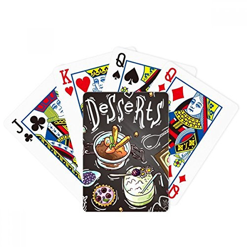 Desserts Chocolate Fraise France Poker Jeu de cartes magiques