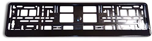 AGCPdirect Kennzeichenhalter 2er Set Stabil Nummernschildhalter PKW Kennzeichenhalterung Nummernschildhalterung (2 Stück) (Weiß)