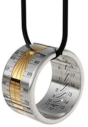 Sonnenuhr Helios Sonnenring Gold - Bauernring - Ring und Anhänger