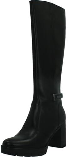 Nero Giardini I514855D stivale in pelle nero con tacco 7 cm