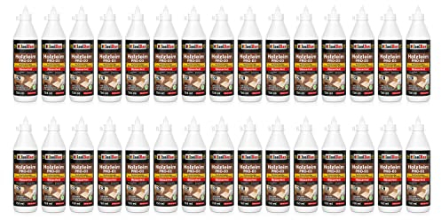 Isolbau Colle à bois PRO-D3 - 30 x 750 ml (860 g) - Colle à bois extra forte pour tous les types de bois - Pour intérieur et extérieur - Imperméable - Sans solvant