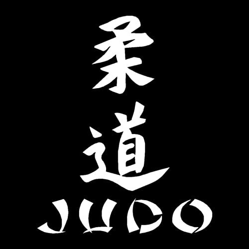 MACMRD Auto Aufkleber Auto Aufkleber Vinyl Aufkleber Judo Kanji Motorrad Deko Zubehör Wasserdicht