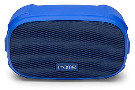 iHome Altavoz Bluetooth con batería de 18 horas de duración, el altavoz portátil tiene certificación iP46, resistente al agua, esencial ideal para camping, accesorios de playa y accesorios de piscina