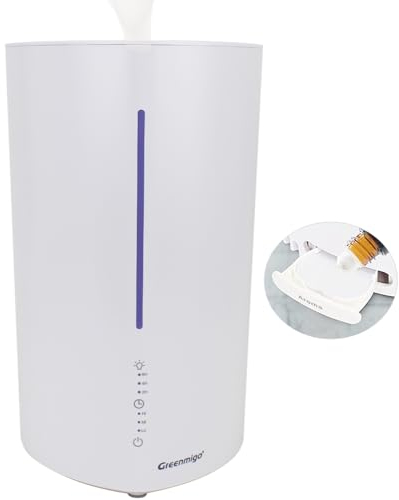 Greenmigo Luftbefeuchter Aroma Diffuser 3L mit Nachtlicht,Leiser Raumluftbefeuchter ätherisches Öl Diffuser BPA-frei Aromatherapie-Diffusor,Automatische Abschaltung