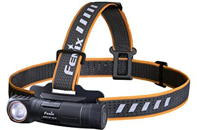 Fenix HM61R V2.0 LED Outdoor Stirnlampe, 1600 Lumen, 162m Reichweite, Jogging Stirnlampe, Aufladbare Multifunktions Stirnlampe, Rotes und weißes Licht Dual Lichtquelle