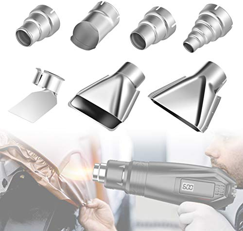 reduzierdüse 9mm 7-teiliges 35–40 Mm Heißluftpistolen-Düsen-Set, Edelstahl-Heißluftpistolen-Düsen-Set, Hitzebeständige Düsen, Zubehör-Ersatz Für Die Reparatur von Heißluft-Lötstationen