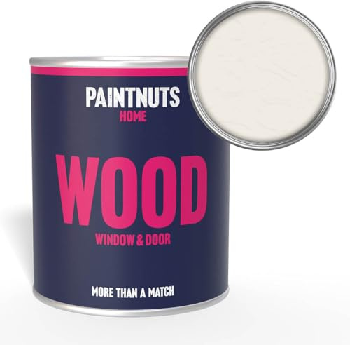 Paintnuts Wood Window & Door Paint - RAL-9010 - PURE WHITE Matt 2.5 Litre Tin