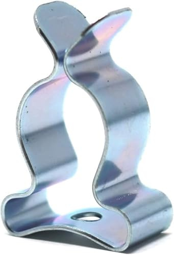 fiXte BZP Tool Clips 13mm Spring Steel Tool Storage Terry Clips Shed Workshop Garage Home (Pack of 20)