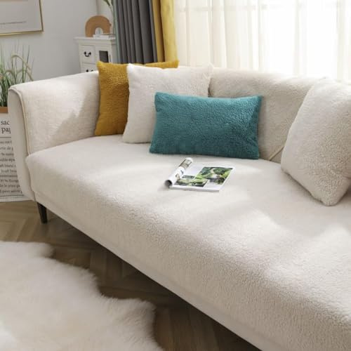 YSZBD sofabezug ecksofa wasserdicht l-Form 1/2/3/4sitzer,sofaschoner,sofaschutzdecken rutschfest,pink-110x160cm