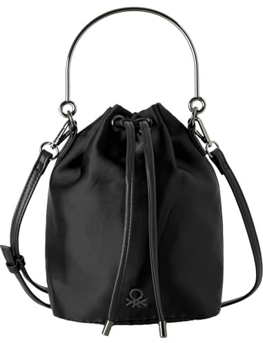 United Colors of Benetton Damen 6ripdy06q Tasche, Schwarz