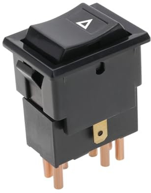 ECSiNG Interruttore Luci Di Emergenza Interruttore Luci Di Emergenza YUF101490 Interruttore Luci Di Emergenza a 7 Pin Compatibile Con Land Rover Defender 90 110 127