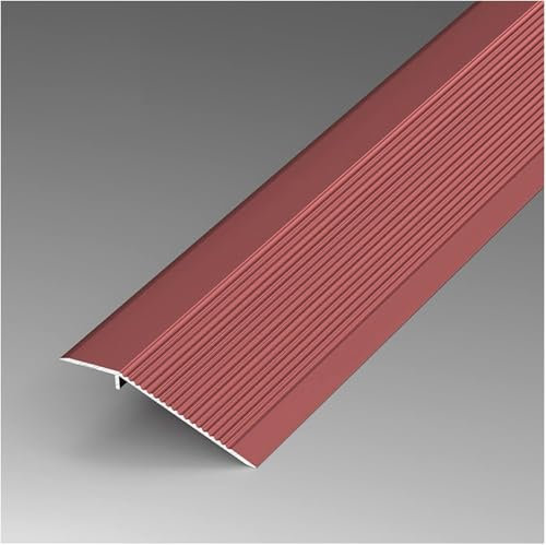 Bodenübergangsleiste 10,2 cm breit Sockelleiste für Holz Vinyl Laminat Böden Rot 145cm/57L