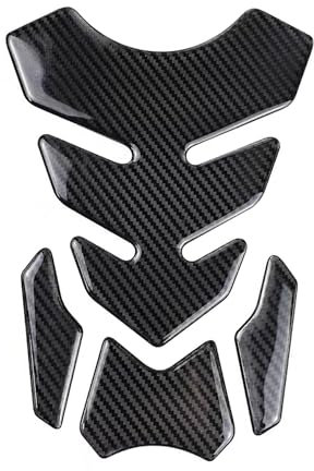 QIUMING Tankpad Motorrad Motorrad Tank Aufkleber Tankpad Protector 3D Aufkleber Motorcycle Stickers Universell Tankschutz Tankaufkleber Carbon Motorradzubehör für alle Motorräder (Style 2)
