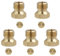 5PCS Gicleur Gaz Butane, Injecteurs Universels en Laiton Durable, 0.5/0.65/0.7/0.87/0.95mm Gicleur Gaz Bouteille pour Plaques de Cuisson GPL et gaz Naturel, Facile à Installer [Classe énergétique A]