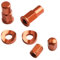 Enhanced Stability Tire Locking Nuts and Bolts for Dirt Bikes Lightweight, Resistant Aluminum Design (Orange)