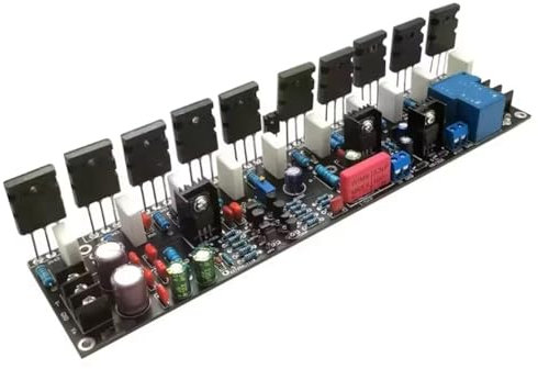 Fegtrtyoa 500W Audio Amplifier Single Channel Power Amplifier Board 2SC5200+2SA1943 20V-90V HIFI Audio Amplification Module