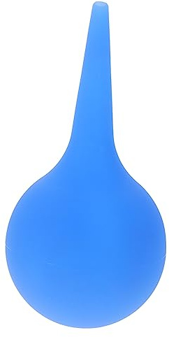 Blauer Gummi Ohrreinigungsball 75ml mit Spitz Zulaufender Spitze