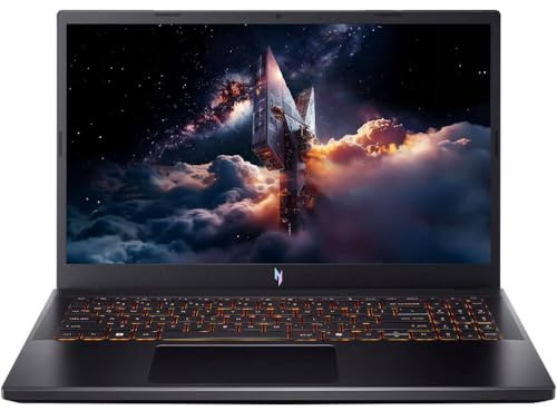 acer Nitro V Ordinateur portable de jeu FHD IPS 165 Hz Intel Core i5-13420H 16 Go de RAM 512 Go SSD NVIDIA GeForce RTX 5050 Noir obsidienne
