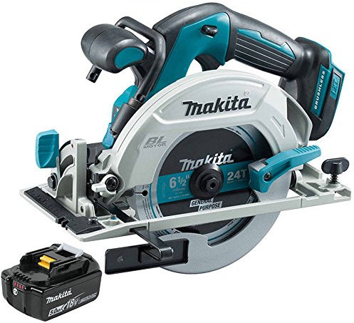 Makita DHS680Z 18v Cordless Brushless 165mm Circular Saw with 1 x 5.0Ah Battery