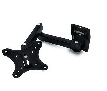 TEMPO DI SALDI Staffa Braccio Tv Supporto A Muro, Per Monitor Lcd/Led/Plasma da 10 A 32 Pollici, Nero