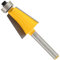 SM SunniMix 11.25 Degree Chamfer Edge Forming Router Bit, 1/4inch Shank