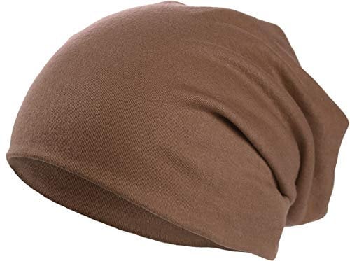 Harrys-Collection Damen Herren Beanie in 15 Farben, Kopfgröße:Einheitsgröße, Farben:braun