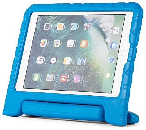 Brand.it iPad Hülle Kinder Learn.it - geprüft in Deutschland stossfest und robust aus Schaumstoff - ideal für Schule und Unterricht - Passend für iPad 9.7 Kinderschutzhülle blau