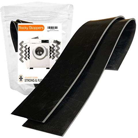 Washing Machine Vibration Mat - Universal Fit for Washing Machine & Tumble Dryers - Anti Damping – Noise/Movement Reduction – Floor Protection – Industrial Grade Rubber