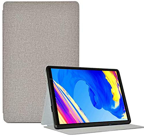 RLTech Cover Custodia per Vankyo MatrixPad S20, Ultra Sottile Smart Case con Funzione di Supporto Custodia Rigida per Vankyo MatrixPad S20,Yuntab D107,TOSCIDO P20 10 Pollici, Grigio