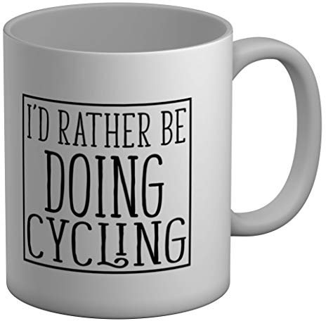 Shopagift I'd Rather be Doing Cycling White 11oz Large Mug Cup