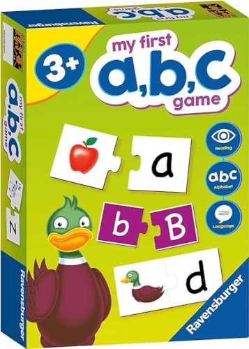 Ravensburger My First ABC Lernspiele für Kinder ab 4 Jahren – ideal für frühes Lernen, Alphabet, Lesen und Rechtschreiben