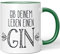 JUNIWORDS Tasse, Gib deinem Leben einen Gin, Wähle Farbe, Grün